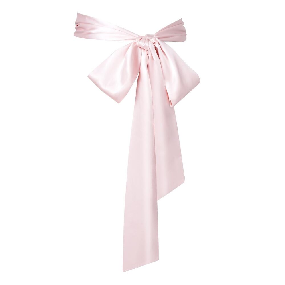 obmwang Women's Satin Sash Belt Bridal Wedding Dress Tie 4" Wide Double Side